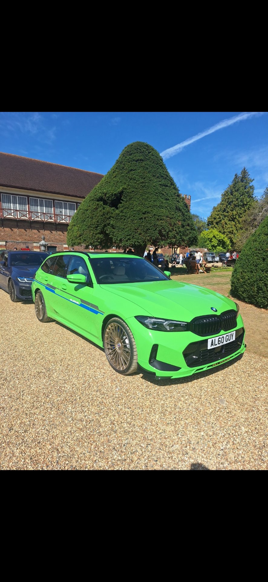 AL60 GUY private number plate on a Alpina, spotted in London