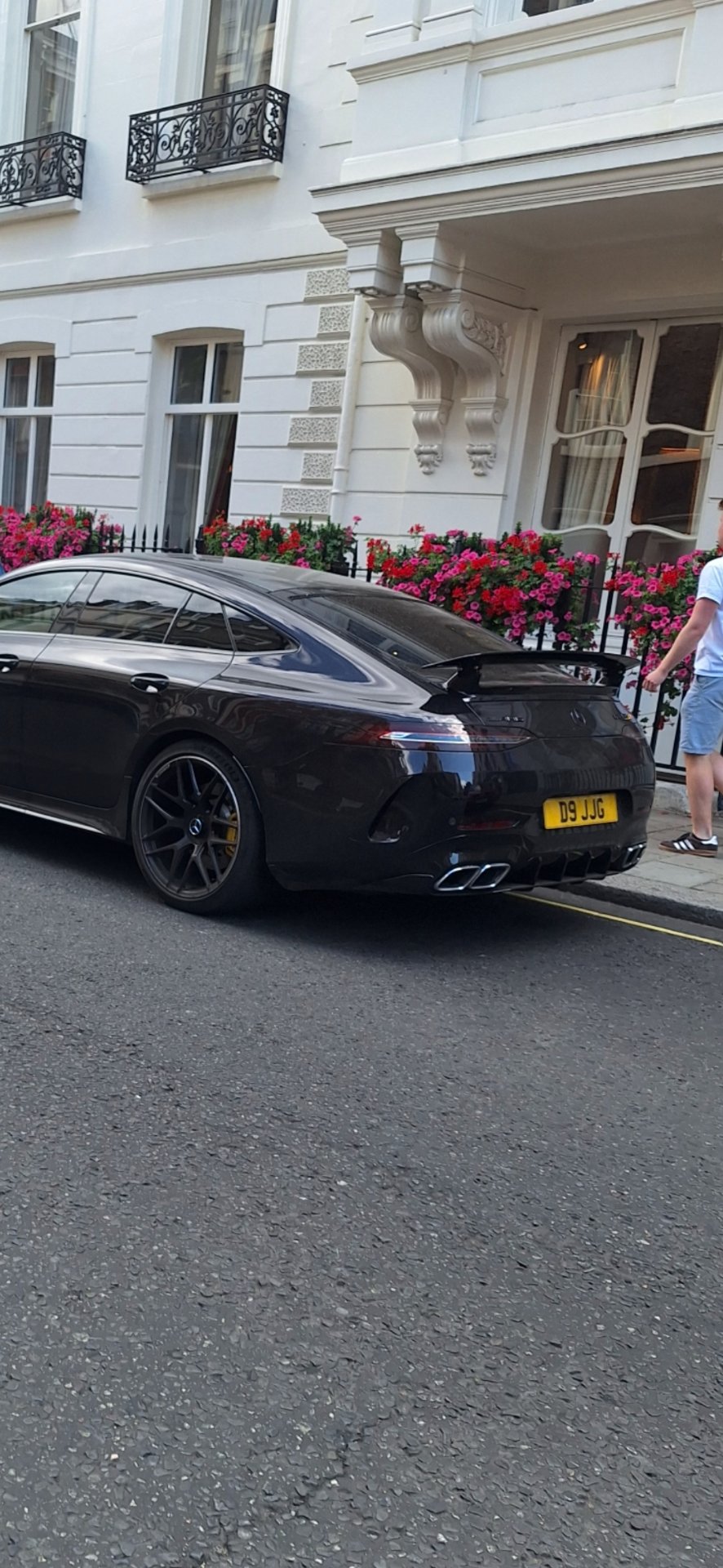 D9 JJG spotted on Mercedes-Benz AMG GT GT 63