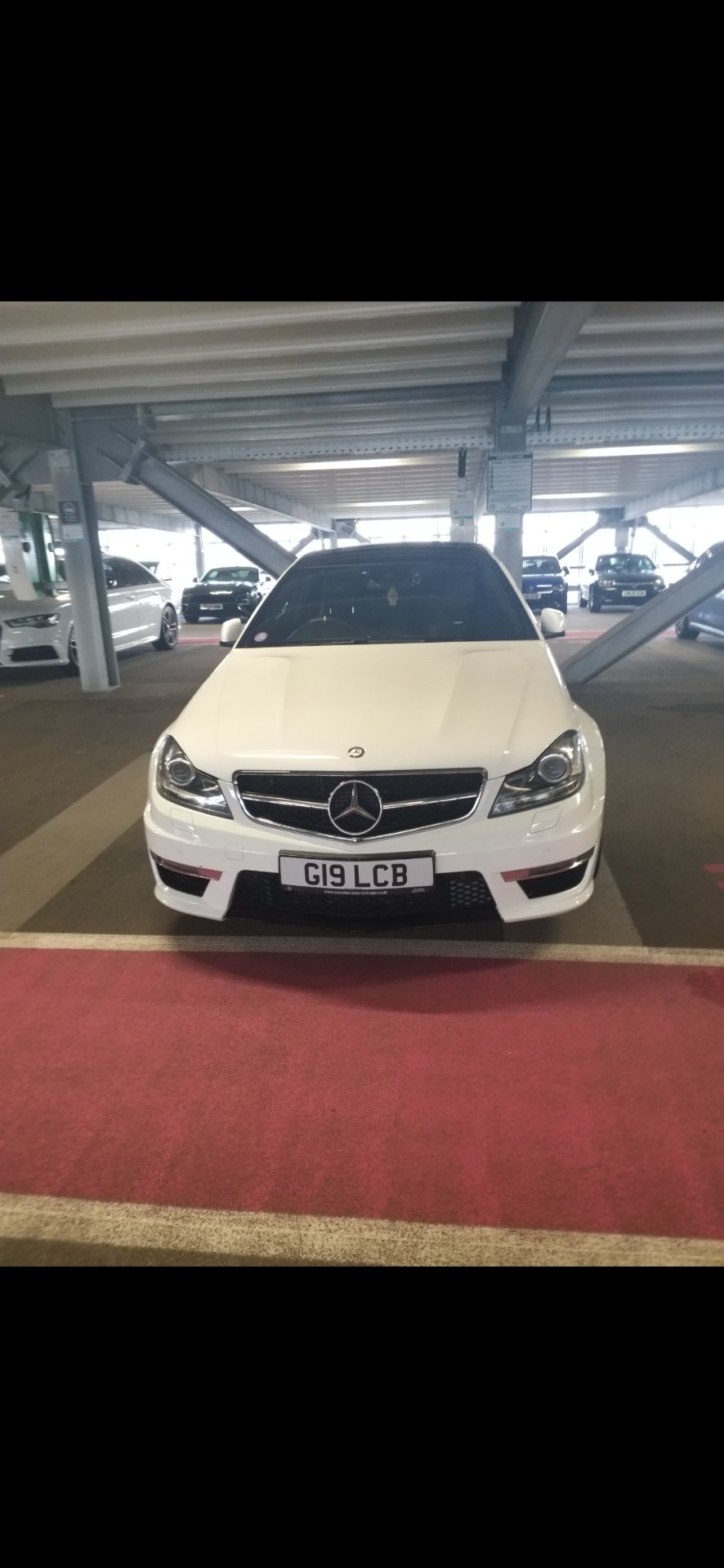 G19 LCB spotted on Mercedes-Benz C-Class 63 AMG