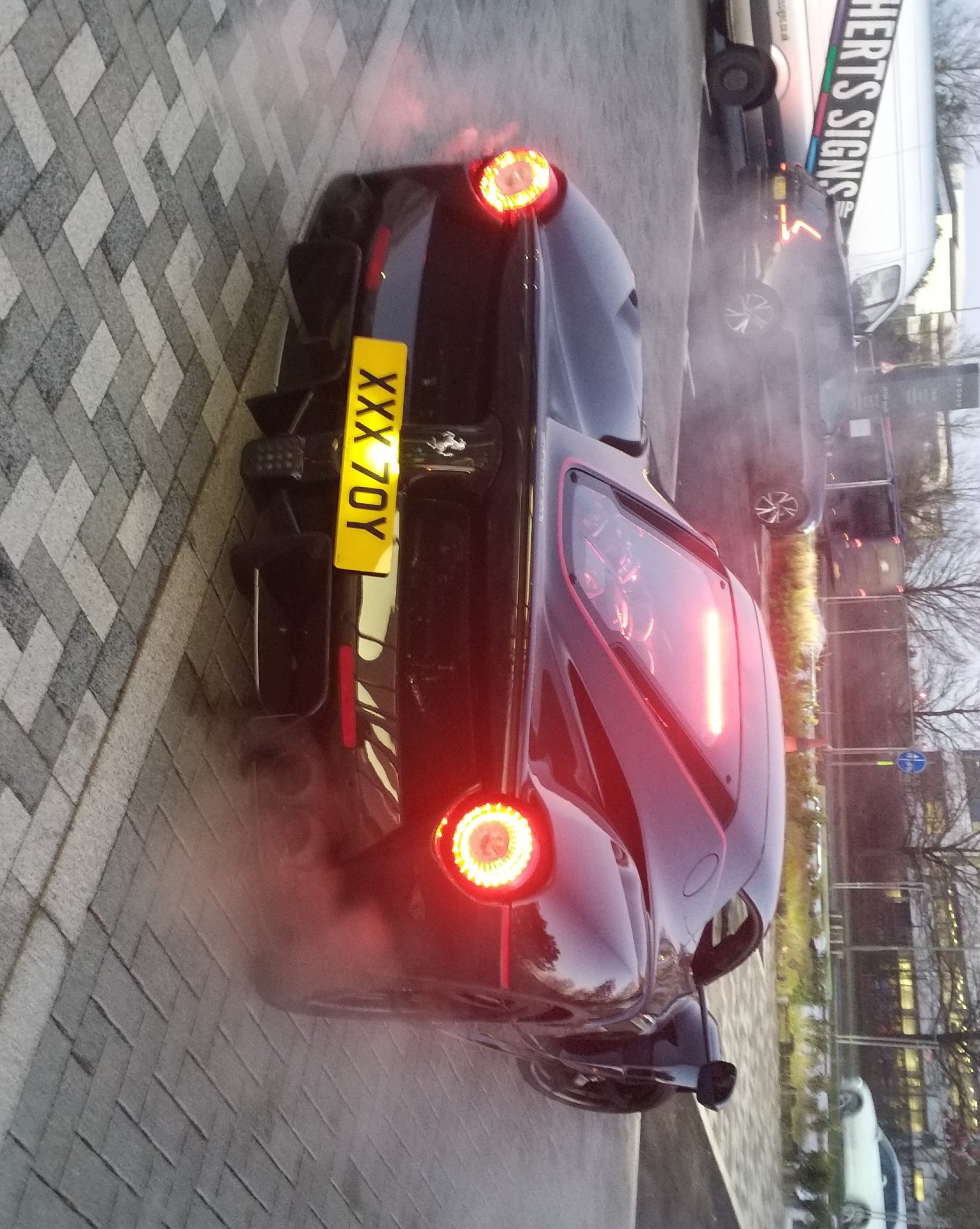 XXX 70Y spotted on Ferrari LaFerrari