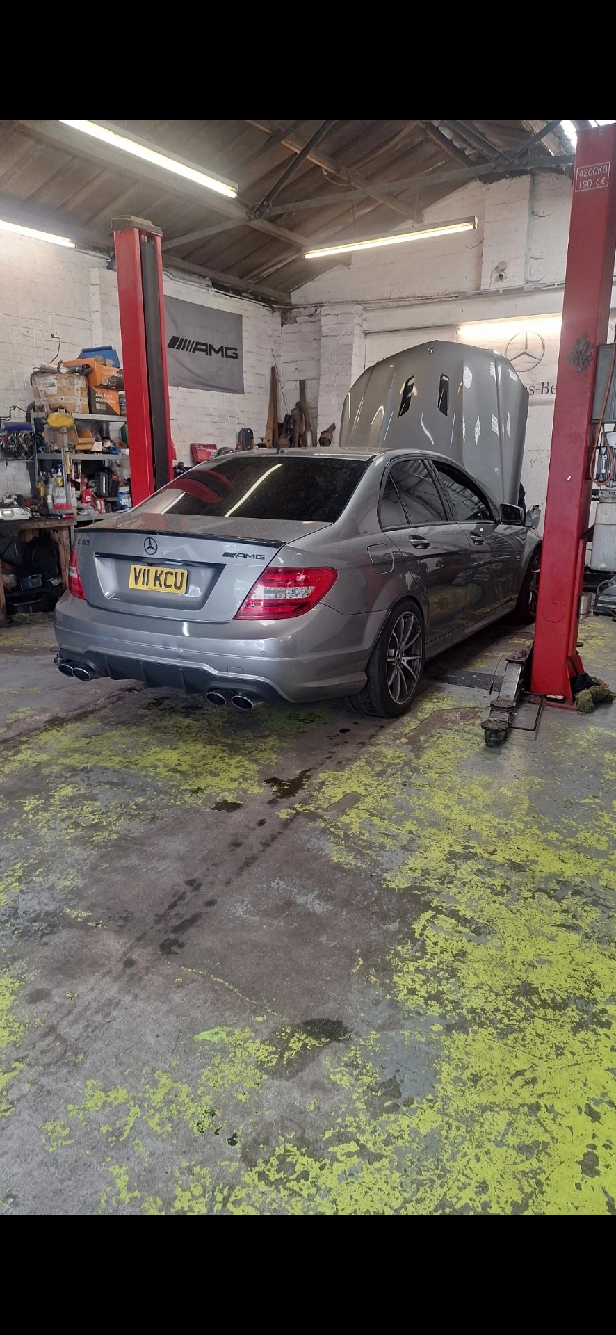 V11 KCU spotted on Mercedes-Benz C-Class