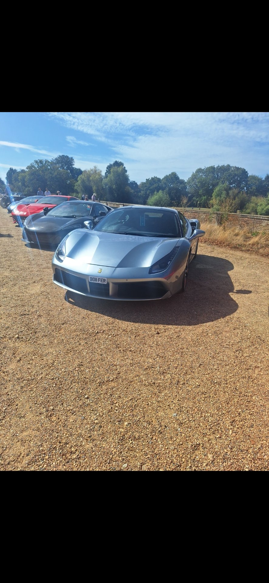 BO11 FER spotted on Ferrari 488