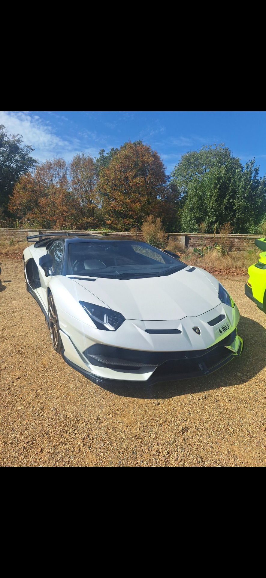 4 NUJ spotted on Lamborghini Aventador SVJ