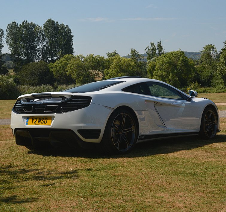 Y2 MSO spotted on McLaren 12C