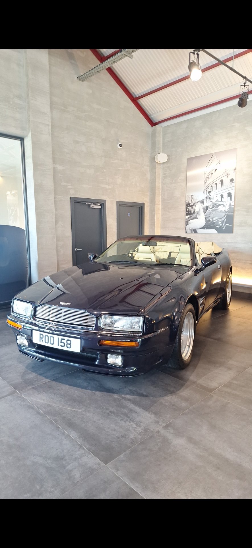 ROD 158 private number plate on a Aston Martin