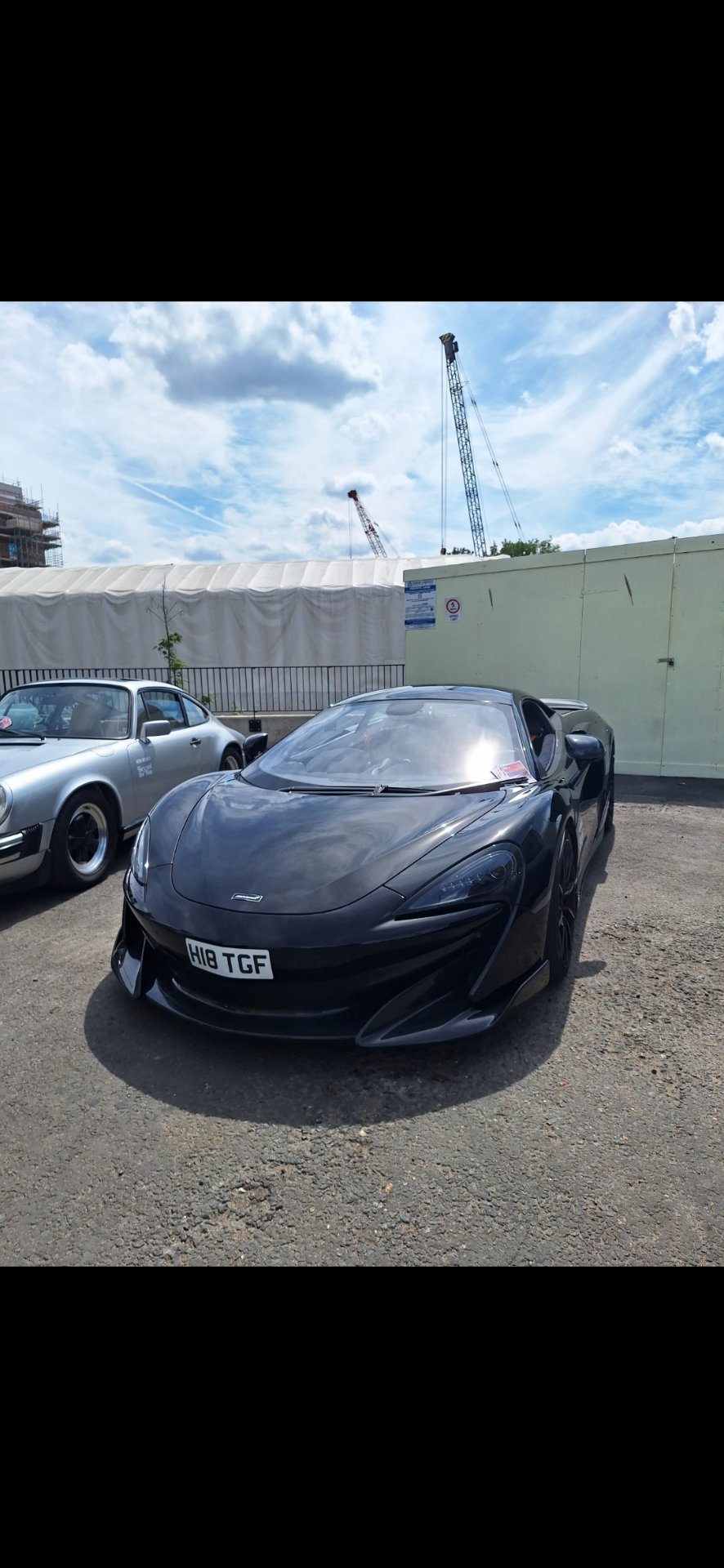 H18 TGF private number plate on a McLaren 600LT, spotted in London