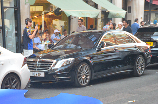 H8 VYP spotted on Mercedes-Benz S-Class