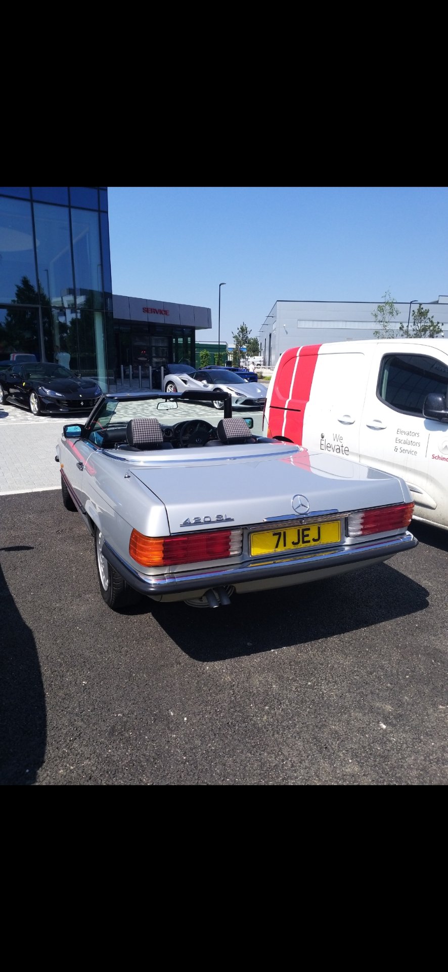 71 JEJ spotted on Mercedes-Benz SL