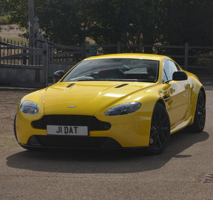 J1 DAT spotted on Aston Martin Vantage GT8