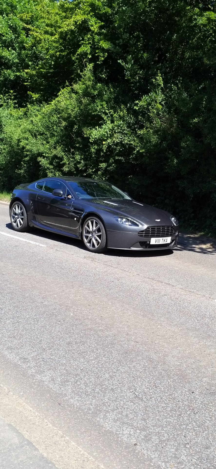 V111 TKA spotted on Aston Martin Vantage GT8