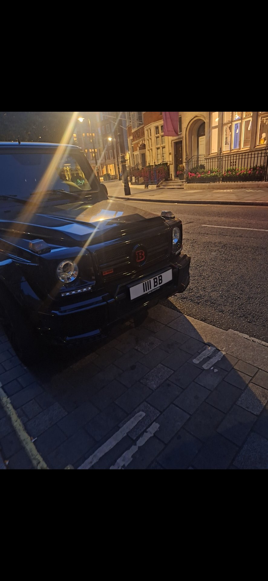 1111 BB spotted on Mercedes-Benz G-Class