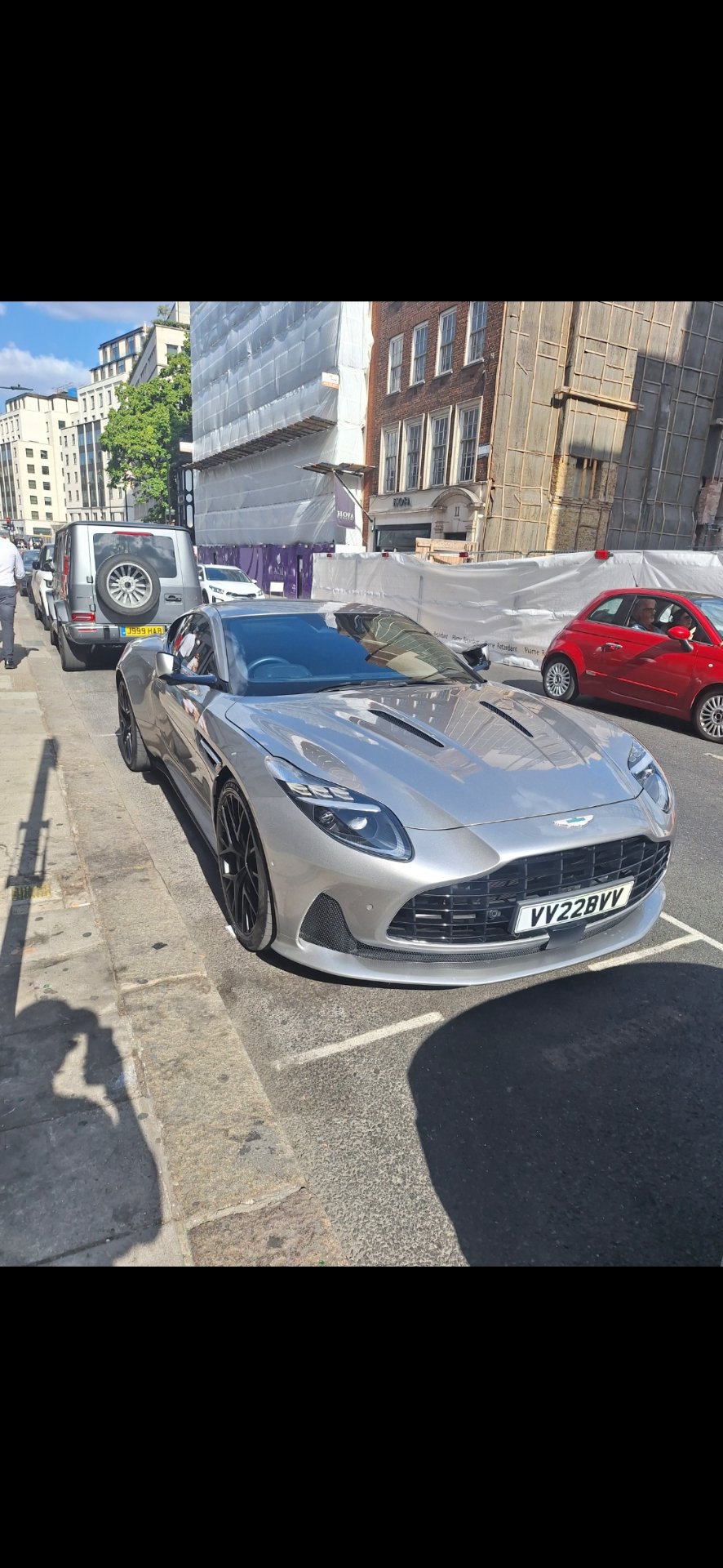 VV22 BVV spotted on Aston Martin DB12