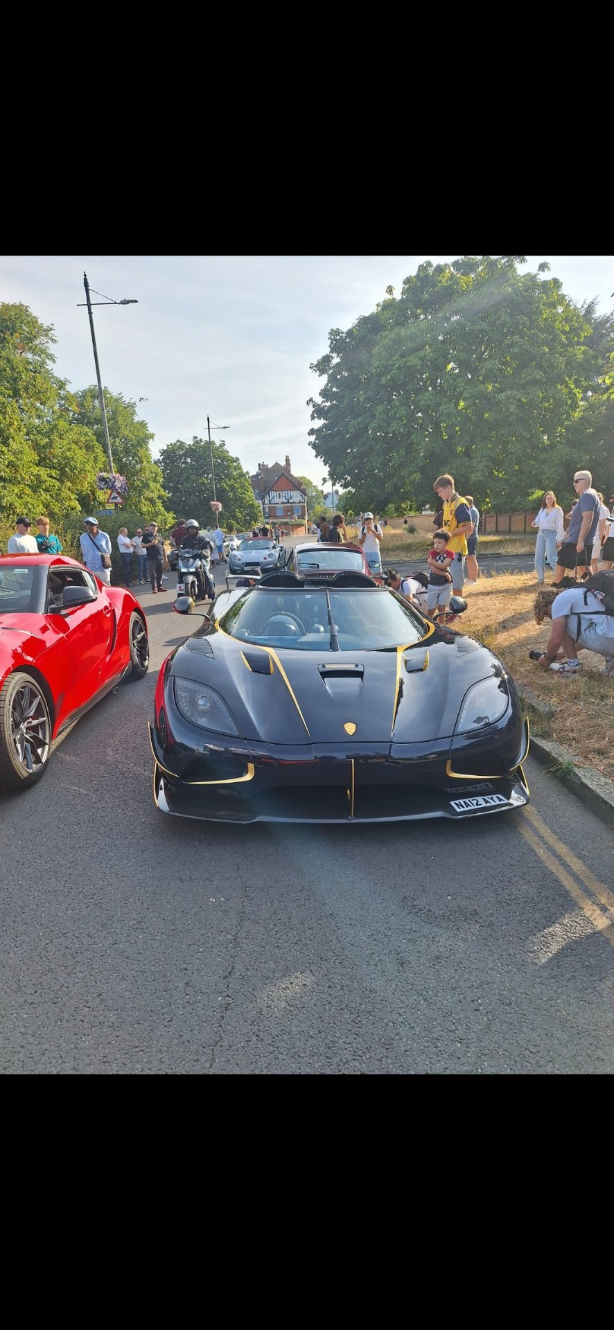NA12 AYA private number plate on a Koenigsegg Agera, spotted in London
