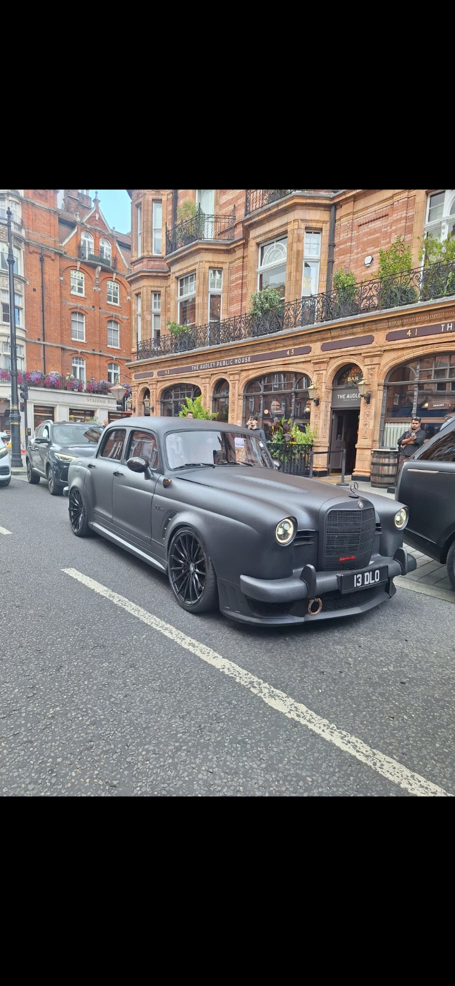 13 DLO private number plate on a Mercedes-Benz C-Class, spotted in London