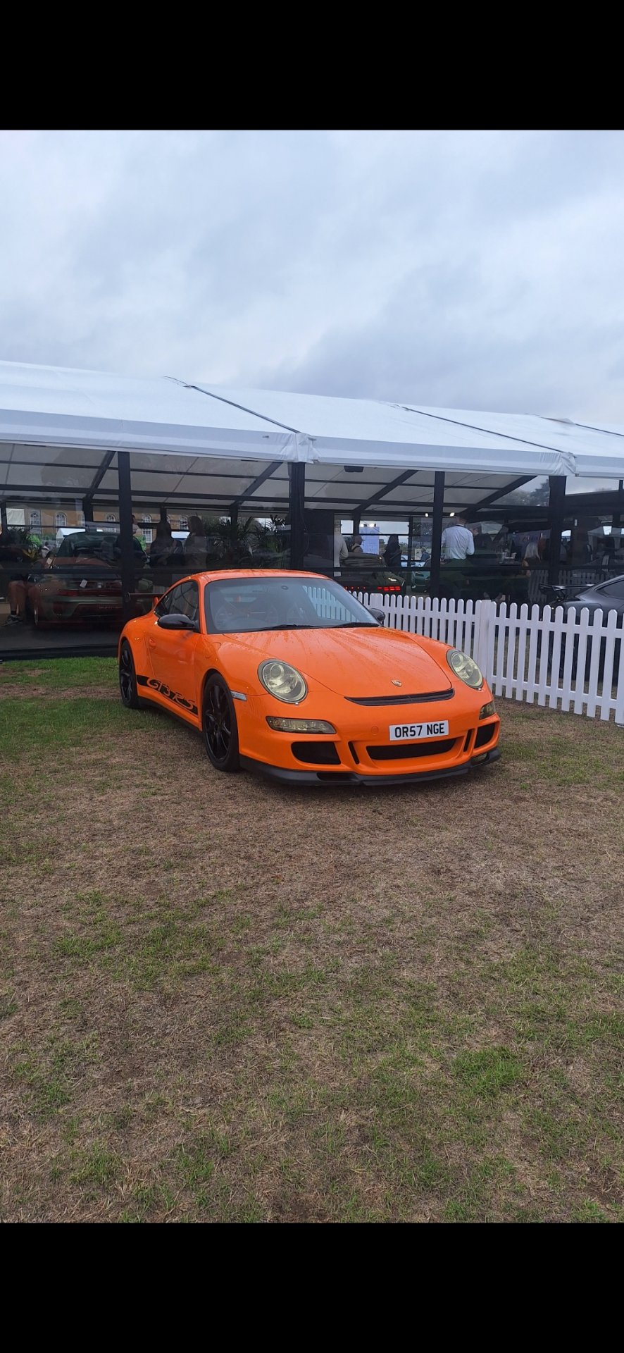 OR57 NGE private number plate on a Porsche 911, spotted in Oxford