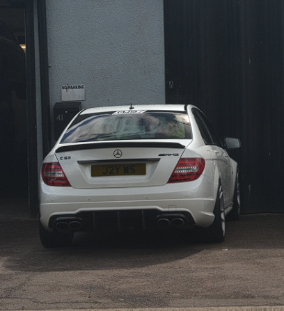 J2 YWS spotted on Mercedes-Benz C63