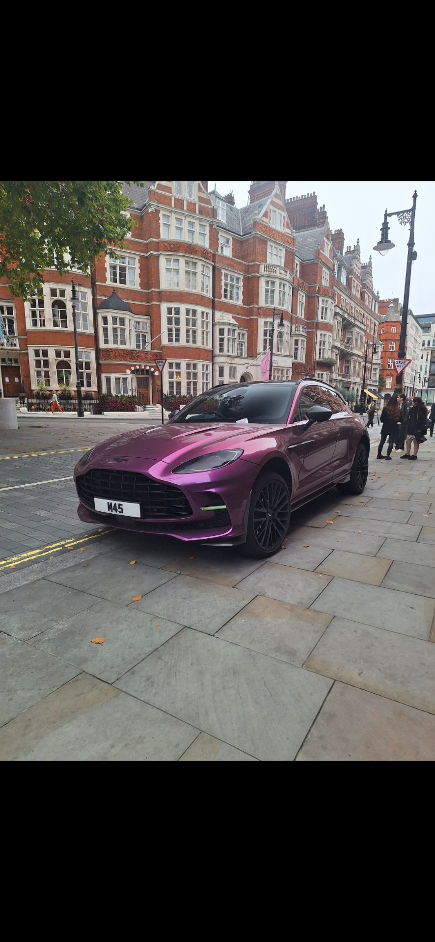 M 45 spotted on Aston Martin