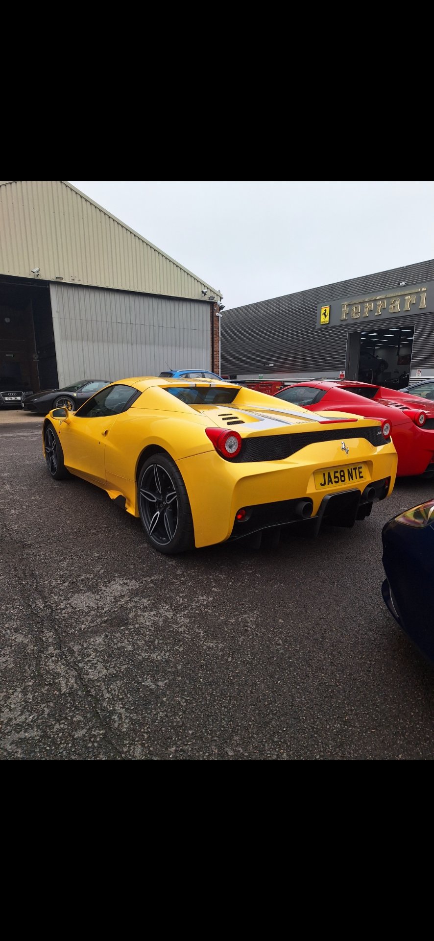 JA58 NTE spotted on Ferrari
