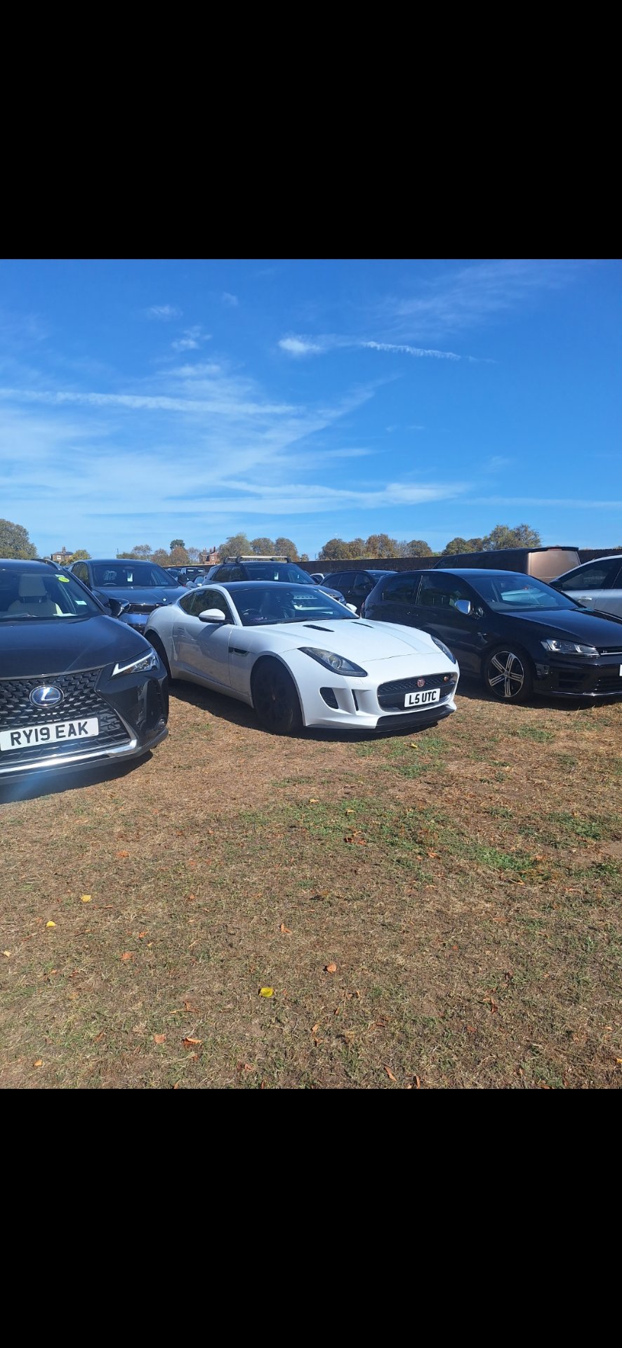 L5 UTC private number plate on a Jaguar F-Type, spotted in London