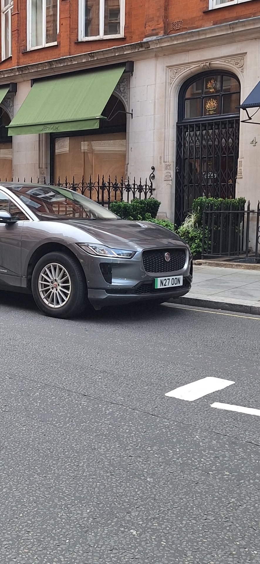 N27 OON private number plate on a Jaguar E-Pace, spotted in London