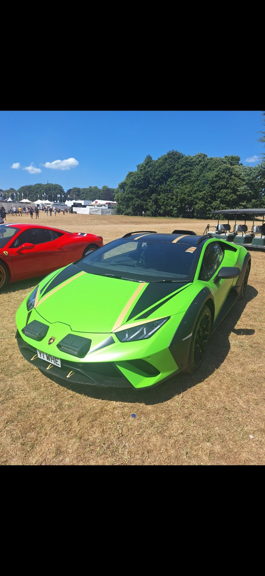 Y1 WHE spotted on Lamborghini Huracan Sterrato