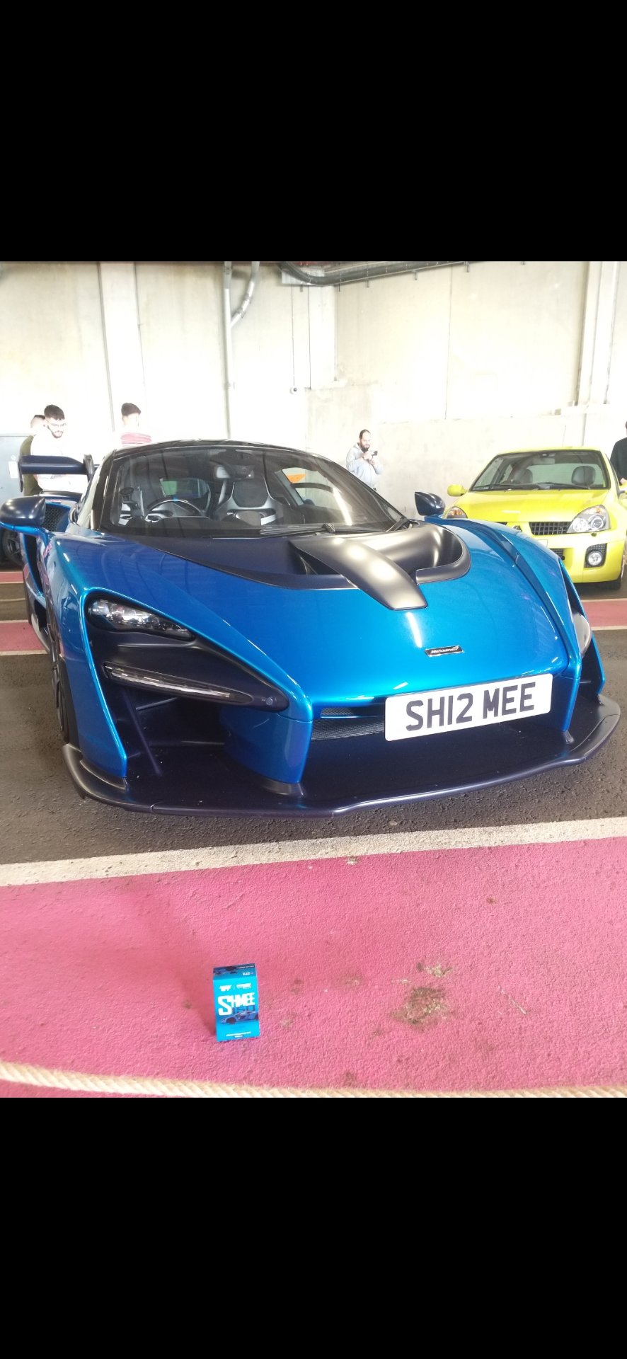 SH12 MEE private number plate on a McLaren, spotted in London