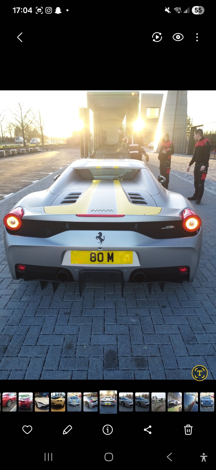 80 M spotted on Ferrari 458 Speciale Speciale