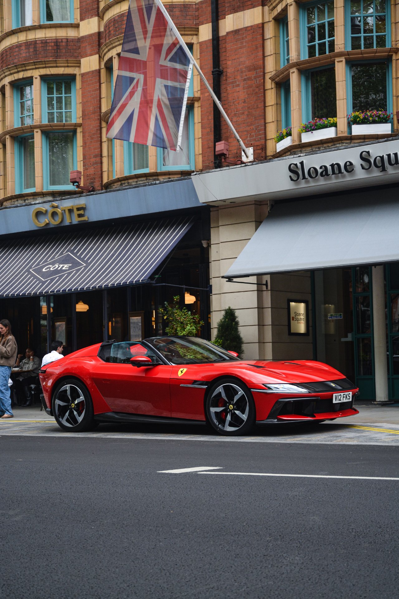 V12 FKS spotted on Ferrari 12Cilindri