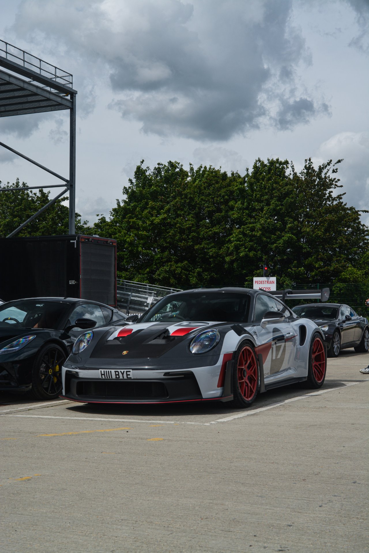 H111 BYE spotted on Porsche 911