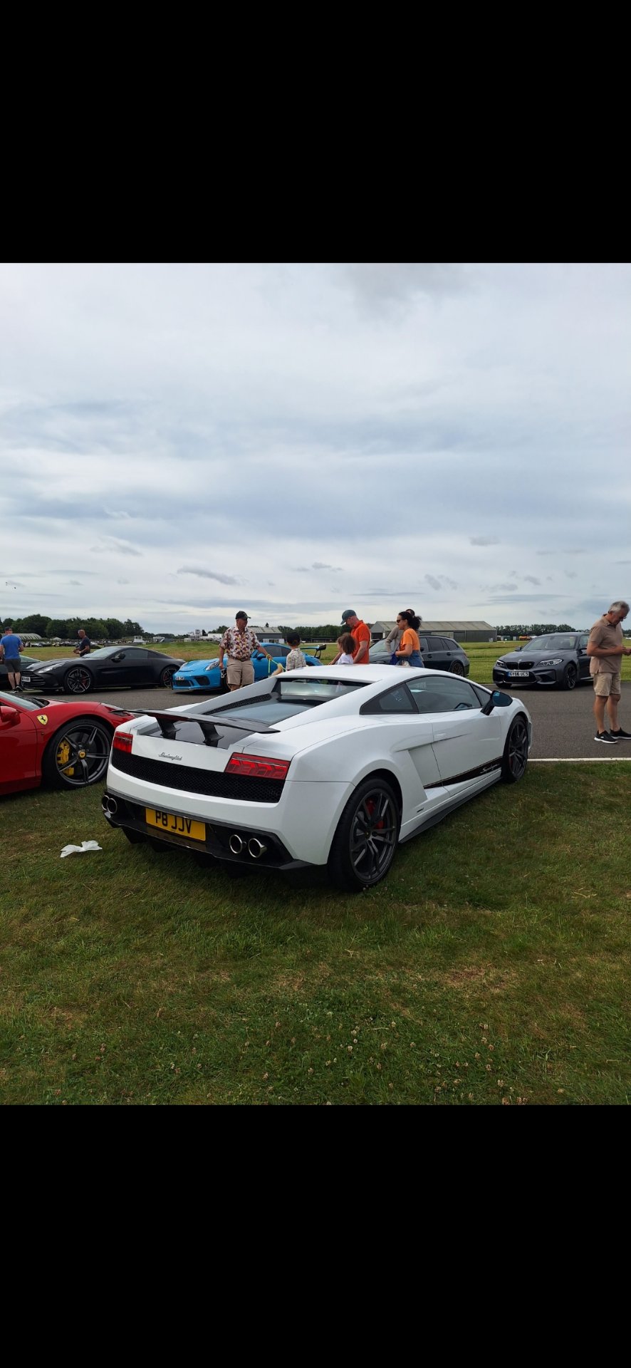 P8 JJV spotted on Lamborghini Gallardo