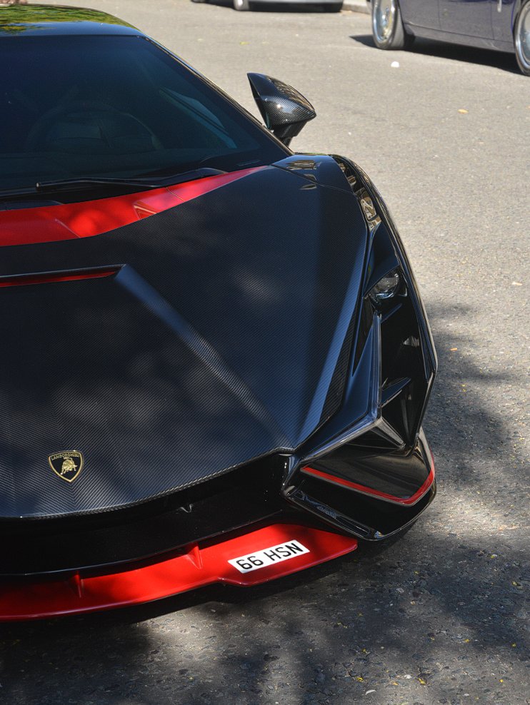 66 HSN spotted on Lamborghini Sian