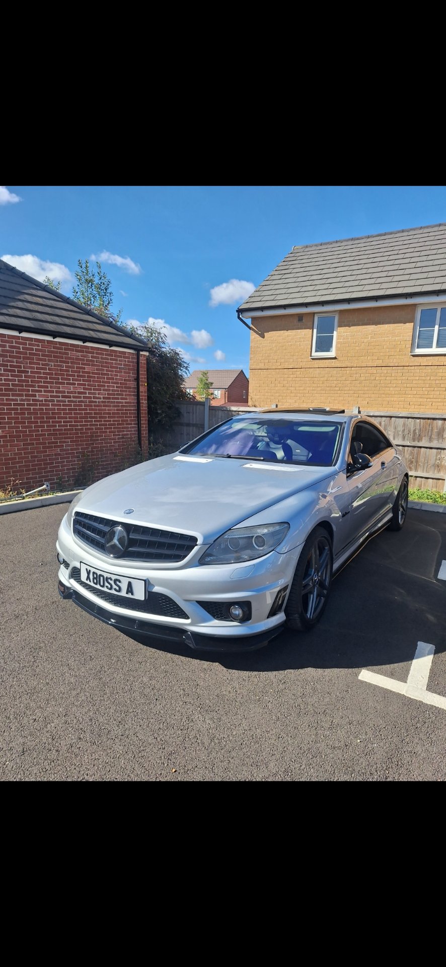 X80 SSA spotted on Mercedes-Benz CL