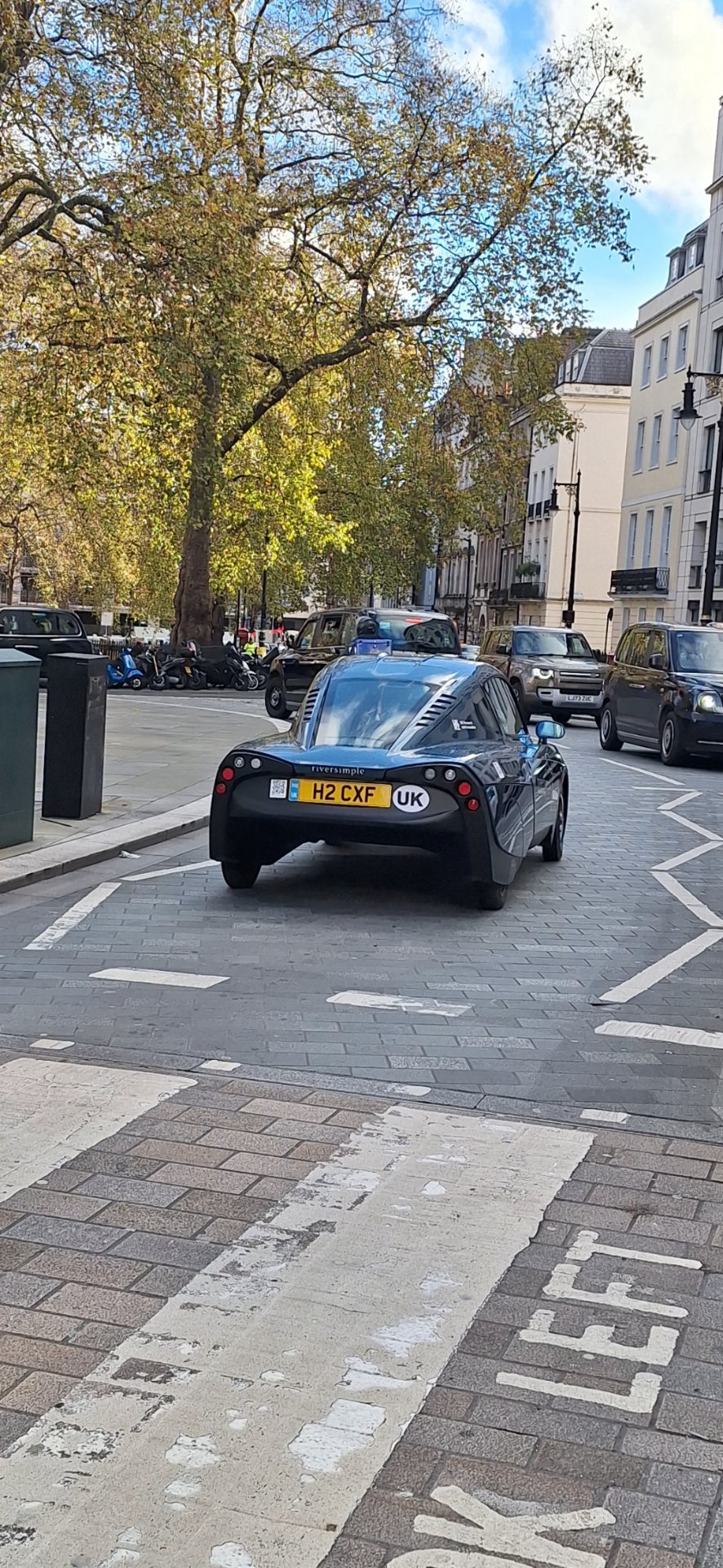 H2 CXF private number plate, spotted in London