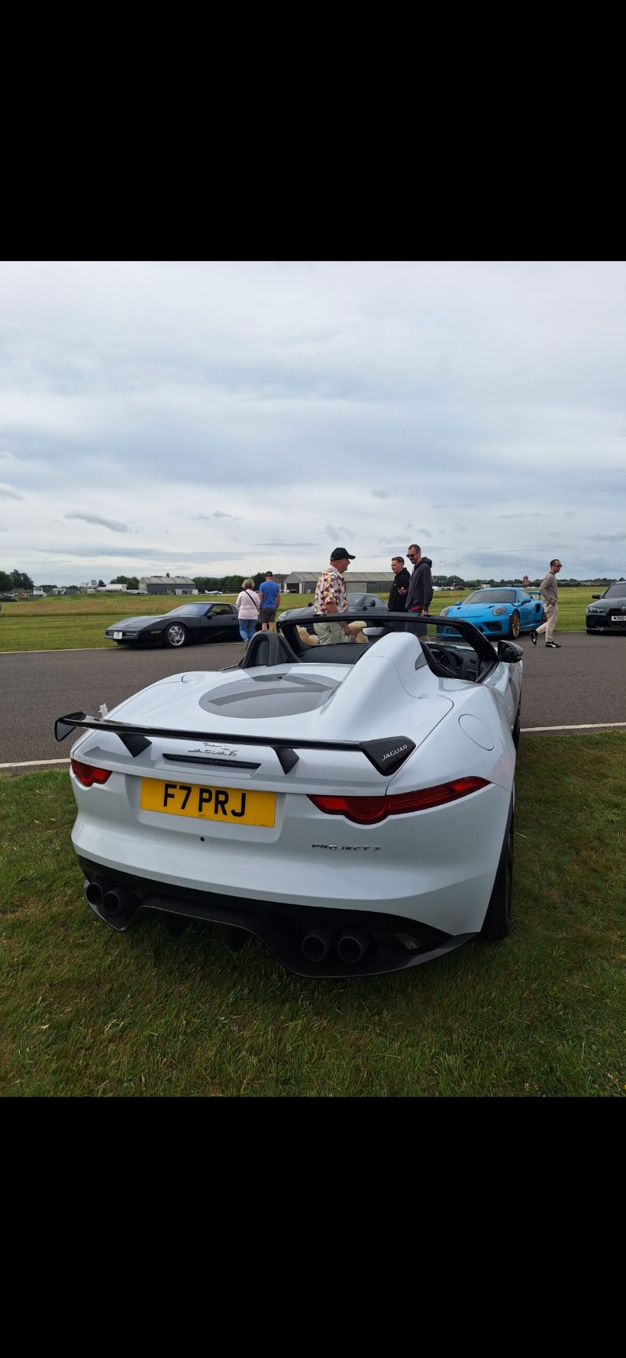 F7 PRJ spotted on Jaguar F-Type