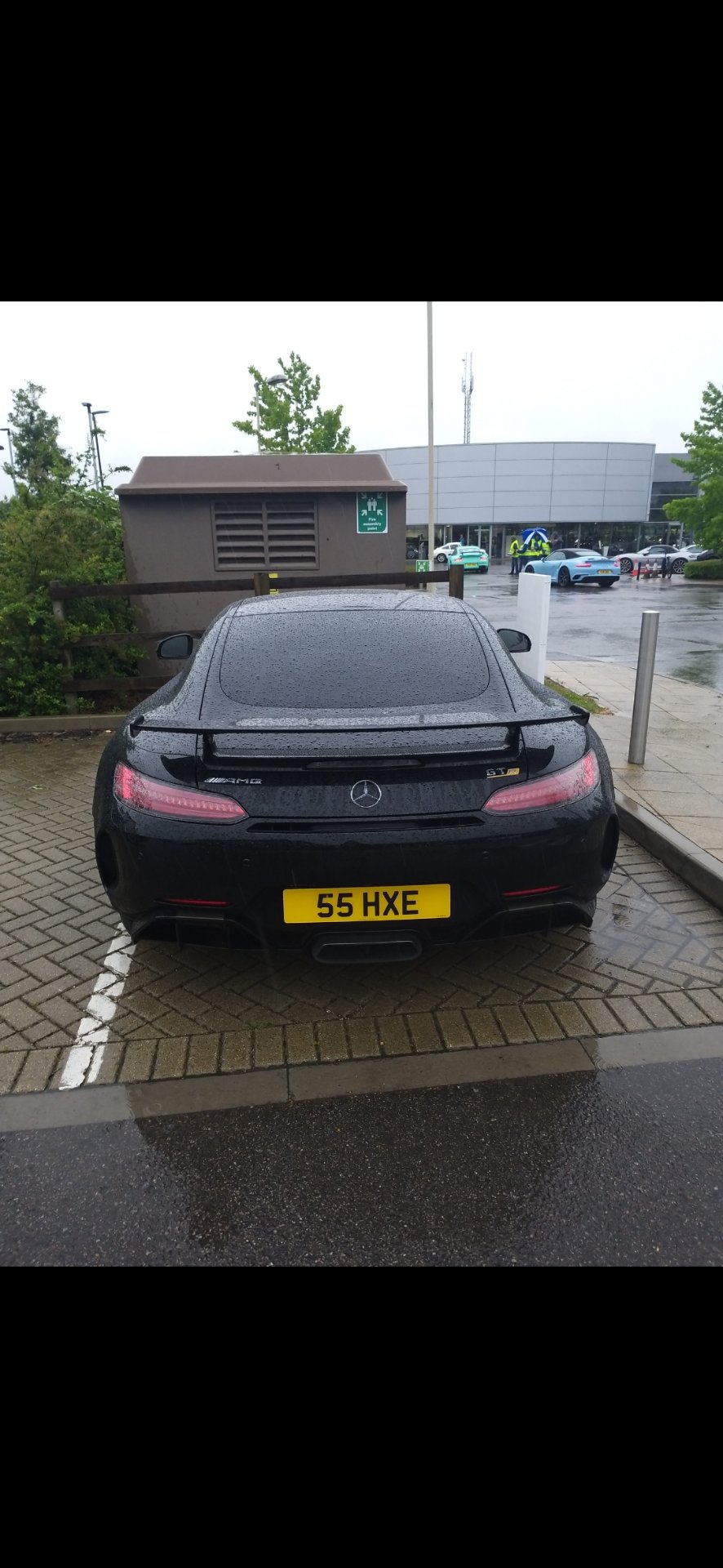 55 HXE spotted on Mercedes-Benz AMG GT