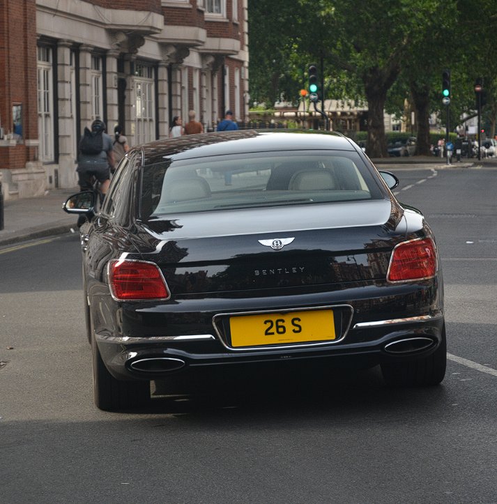 26 S spotted on Bentley Flying Spur