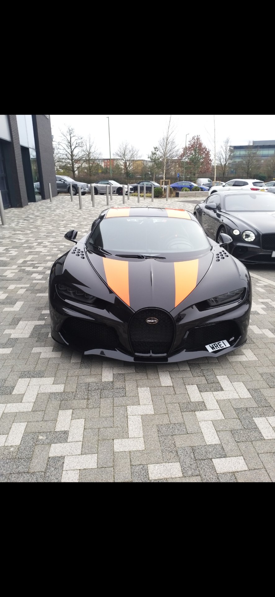WRE 1 spotted on Bugatti
