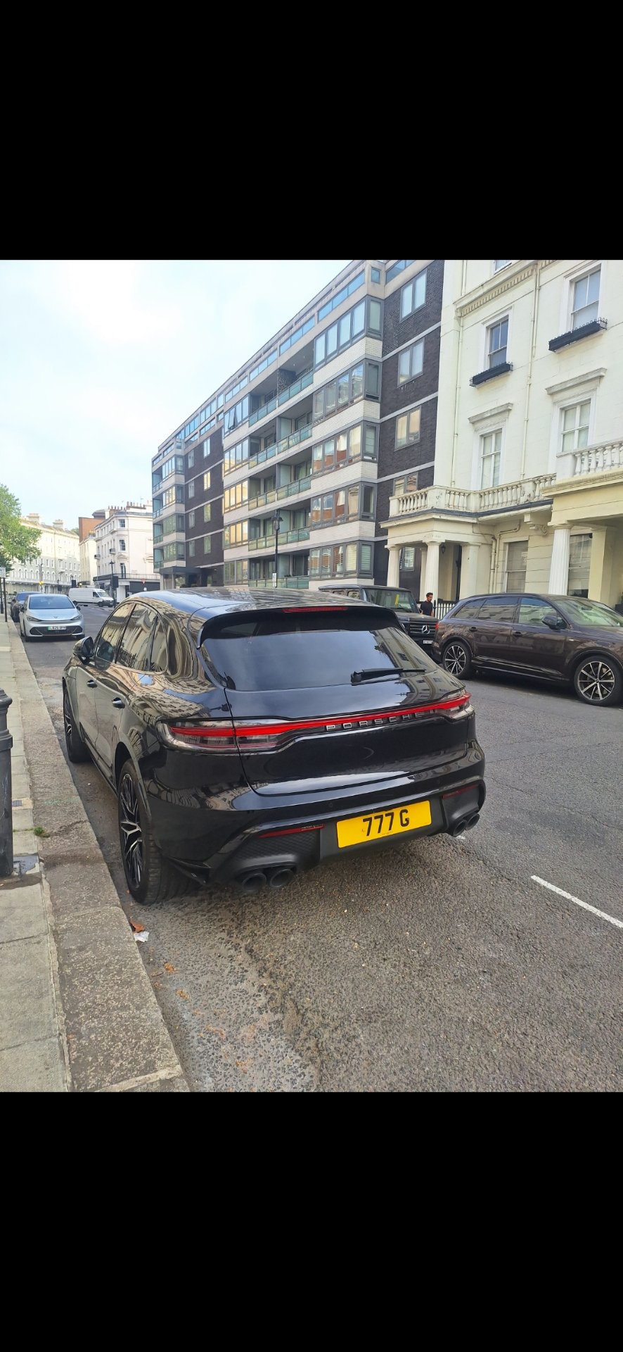777 G spotted on Porsche Macan