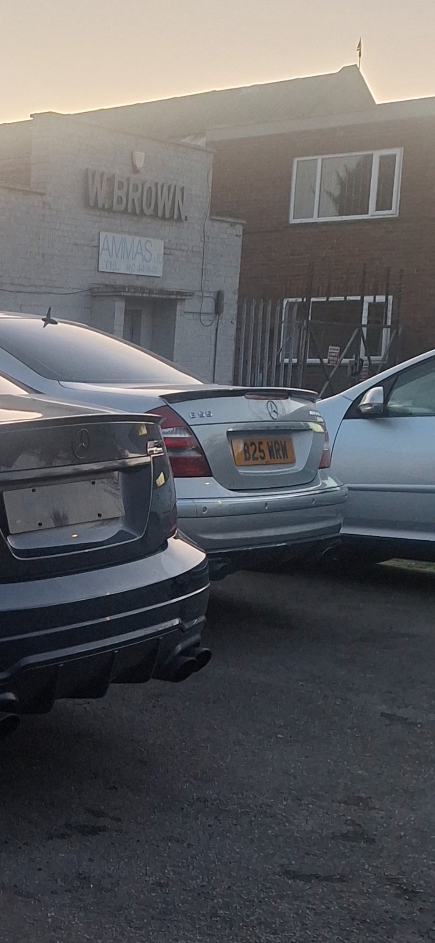 B25 WRW spotted on Mercedes-Benz E-Class