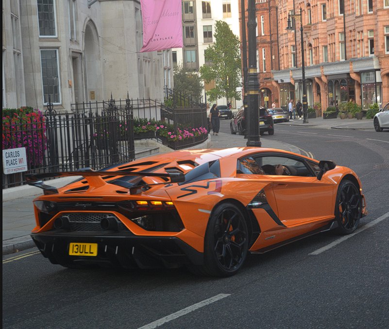 13 ULL spotted on Lamborghini Aventador SVJ