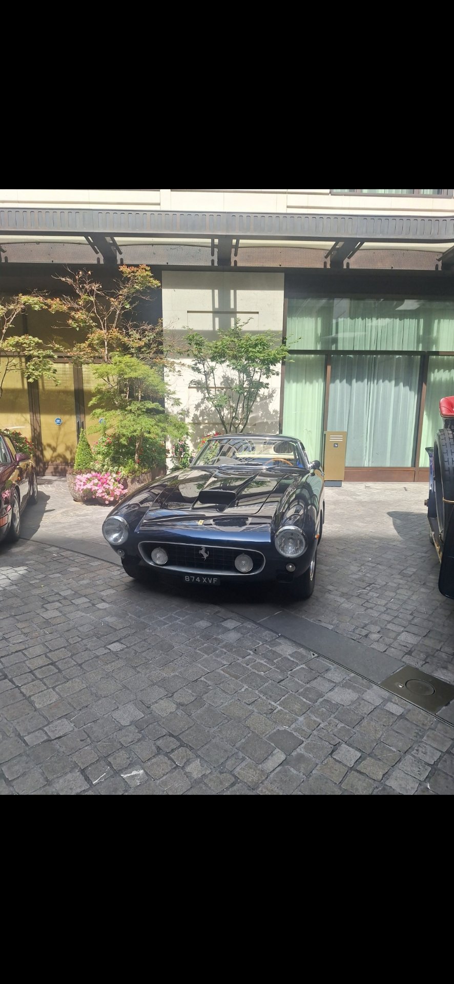 874 XVF spotted on Ferrari 250 SWB