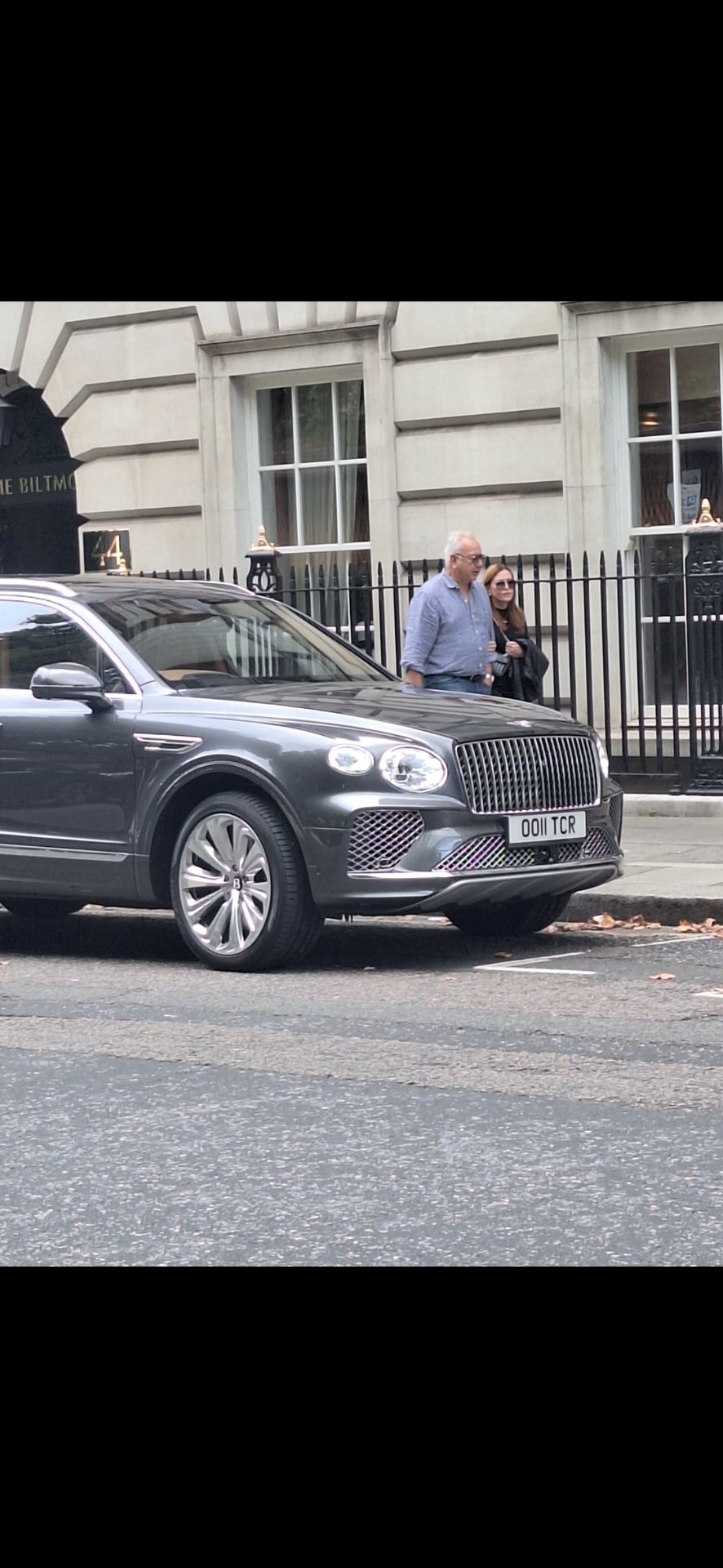 OO11 TCR private number plate on a Bentley Bentayga, spotted in London