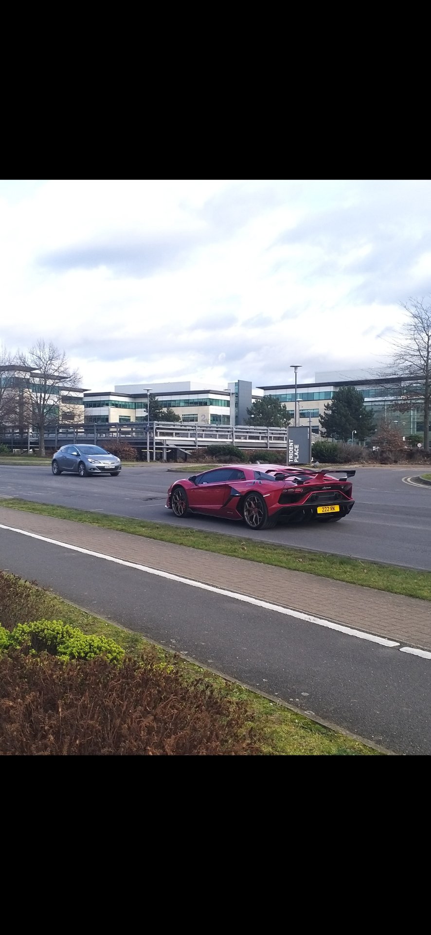 222 RK spotted on Lamborghini Aventador SVJ