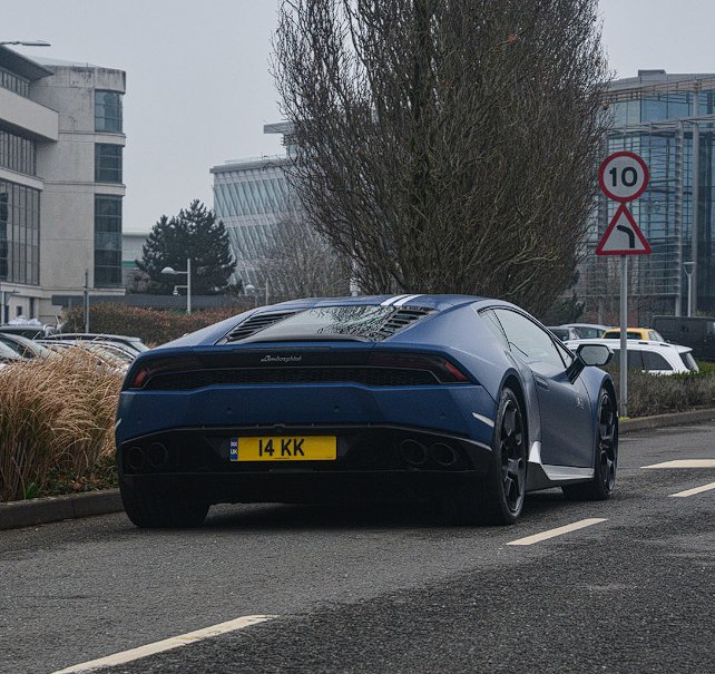 14 KK spotted on Lamborghini Huracan