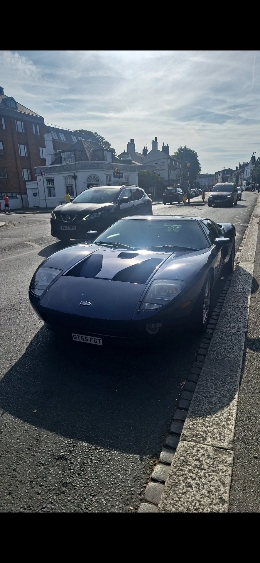 GT55 FGT private number plate on a Ford GT, spotted in London