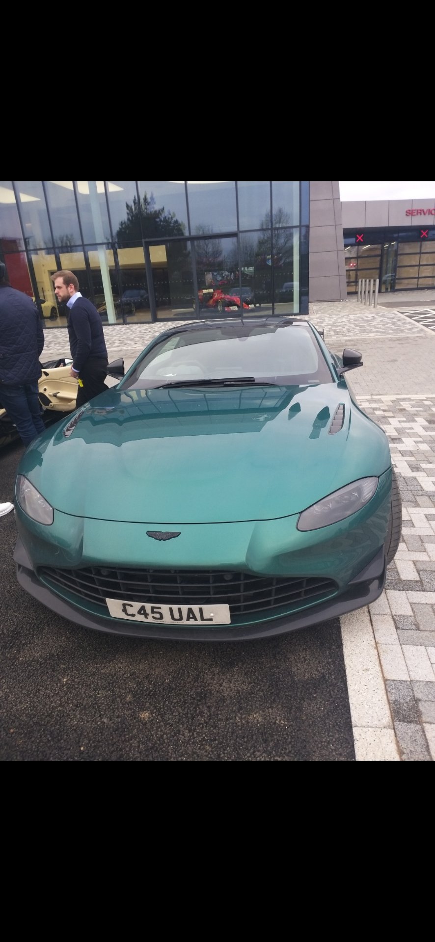 C45 UAL spotted on Aston Martin Vantage GT8