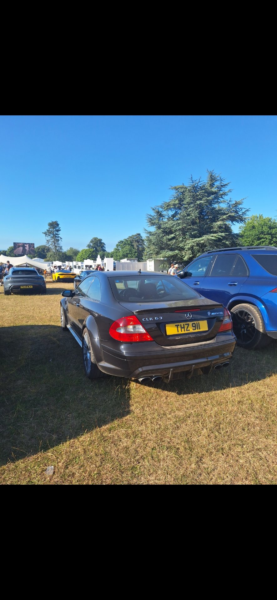 THZ 911 spotted on Mercedes-Benz CLK Black Series