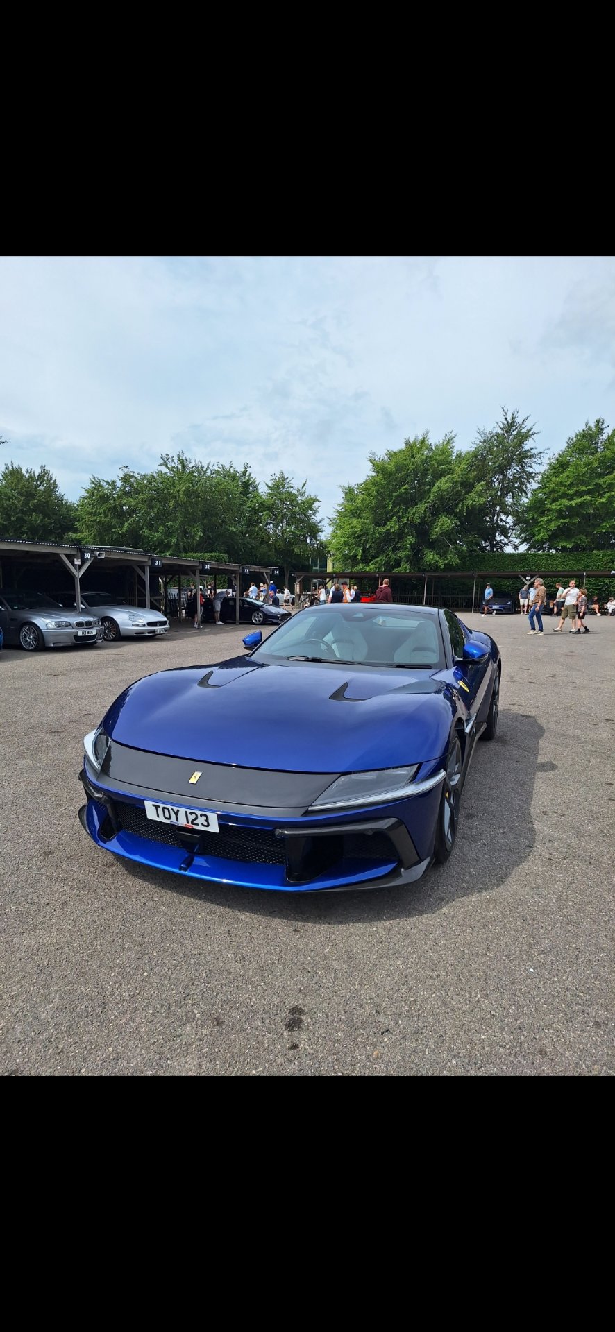 TOY 123 spotted on Ferrari 12Cilindri