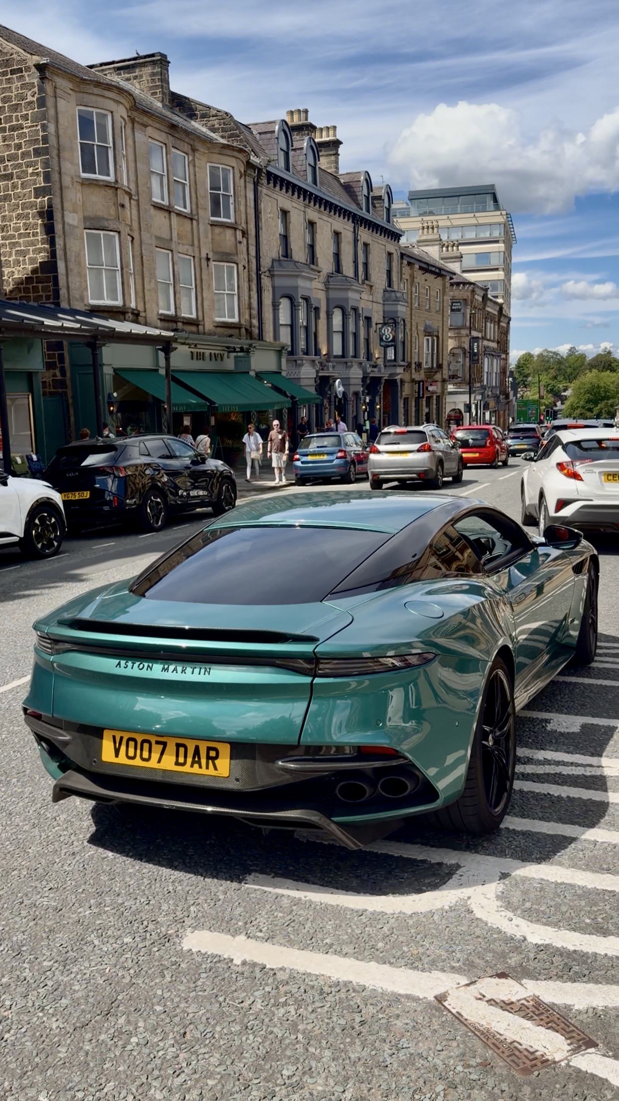 VO07 DAR spotted on Aston Martin DBS Superleggera