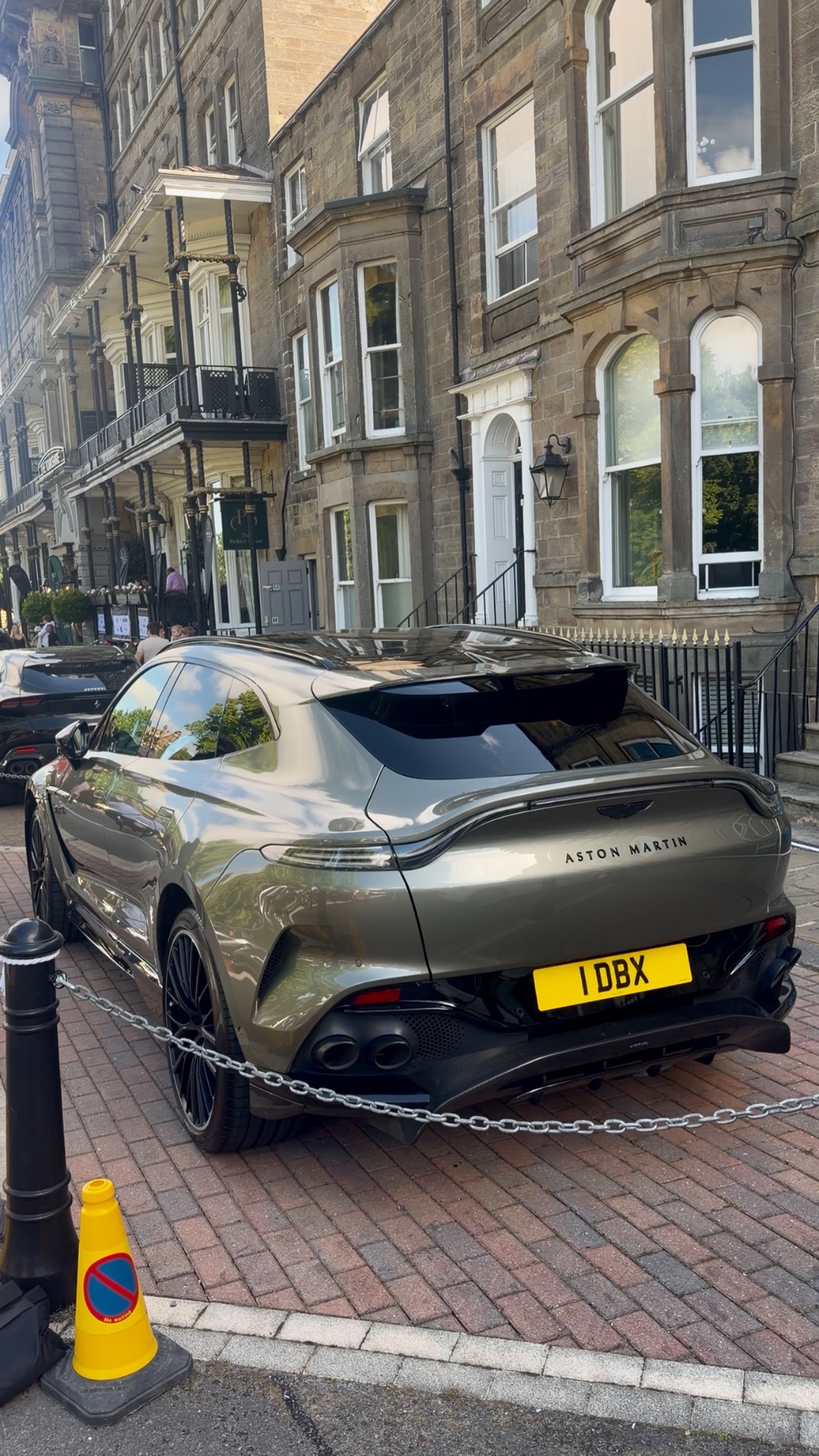 1 DBX private number plate on a Aston Martin DBX 707, spotted in Harrogate